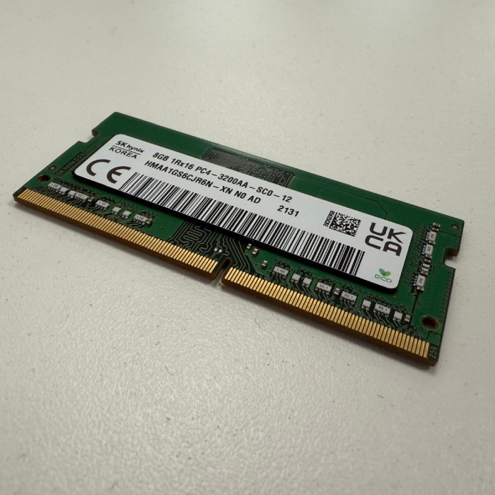 תוספת זיכרון 8GB